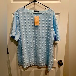 XL Minky Dot Blouse